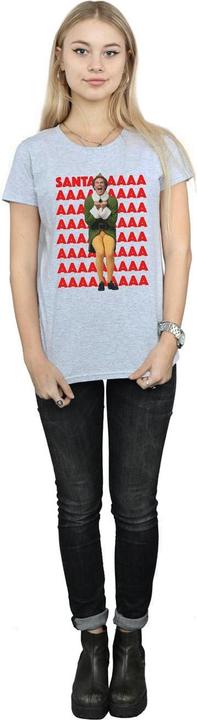 Immagine prodotto Elf Buddy Santa Scream Maglietta Ampia Donna (S)