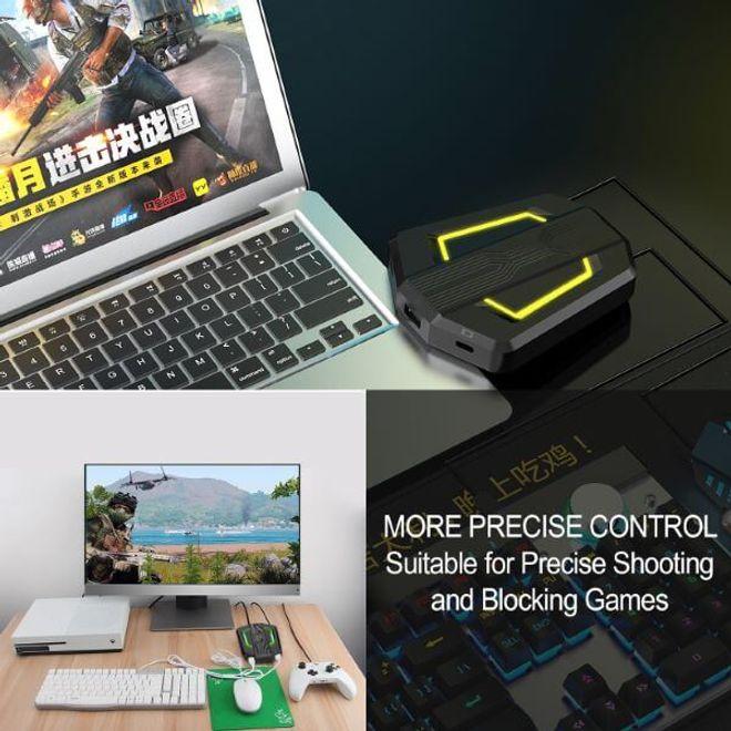 Produktbild MU Classic KVN Tastatur und Maus Converter (Xbox One X, Xbox One S, Switch, PS4, PS3, Xbox 360)