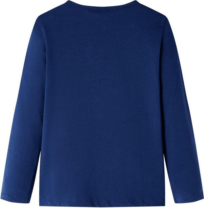Immagine prodotto VidaXL Camicia da bambino a maniche lunghe blu navy 104,Materiale: 95% cotone (104)