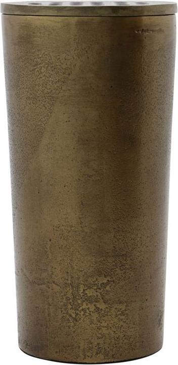 House Doctor Flow Vase - Antique brass (211151024) (1 x, Ø 9 x 18 cm)