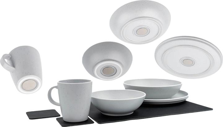 Produktbild Silwy Magnet-Kunststoff-Geschirrset Dolomit White, Produkttyp