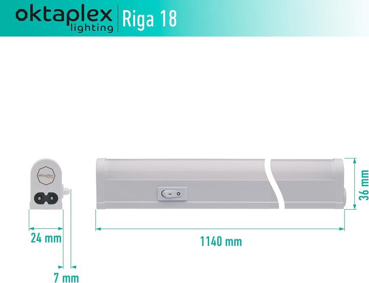 Image du produit Oktaplex lighting Luminaire sous plan de cuisine (1620 lm)