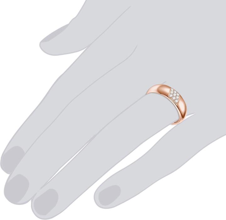 Image du produit Rafaela Donata Femme argent sterling zirconium or rose - 11406 (54, Argent 925)