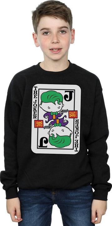 Produktbild Chibi Joker Playing Card Sweatshirt Jungen (128)
