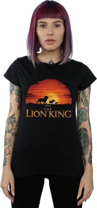 Image du produit Disney - T-shirt THE LION KING MOVIE SUNSET LOGO - Femme (XL)