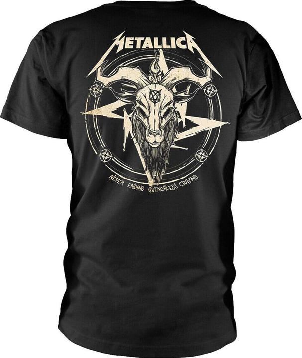 Actual product image Metallica Unisex Adult Darkness Son Back Print Cotton T-Shirt (L)