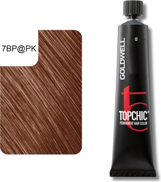 Actual product image Goldwell Topchic (7BP@PK - pearly fashion medium blonde elumenated pink)