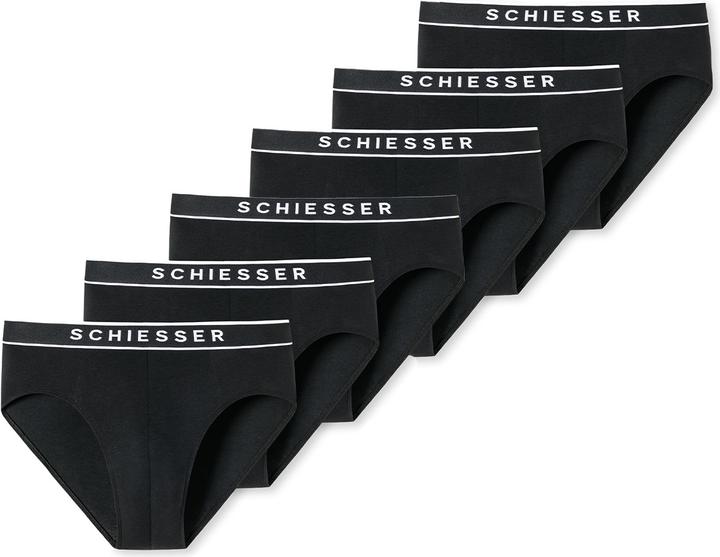 Produktbild Schiesser 6er Pack 95/5 Organic Cotton Rio Slip / Unterhose (M, 6er Pack)