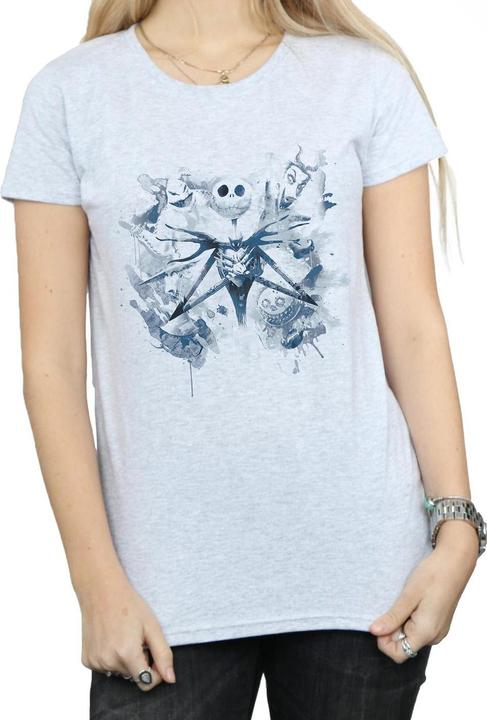 Image du produit Disney - T-shirt NIGHTMARE BEFORE CHRISTMAS PAINT SPRAY CARERS - Femme (XL)