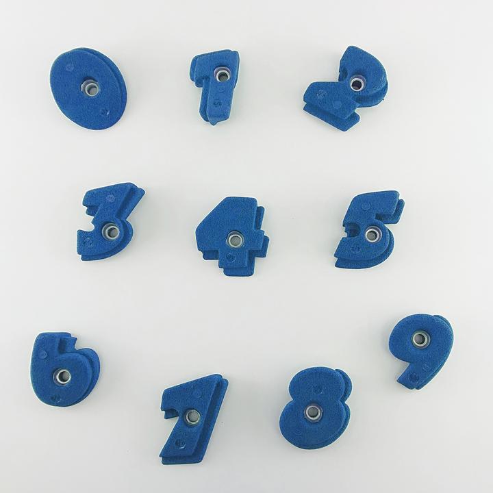Produktbild Entre Prises Klettergriffe Numbers (Blau)