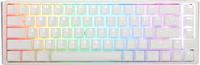 Actual product image Ducky One 3 Classic Black/White Mini Gaming Keyboard, RGB LED - MX-Brown (US) (US, Cable)
