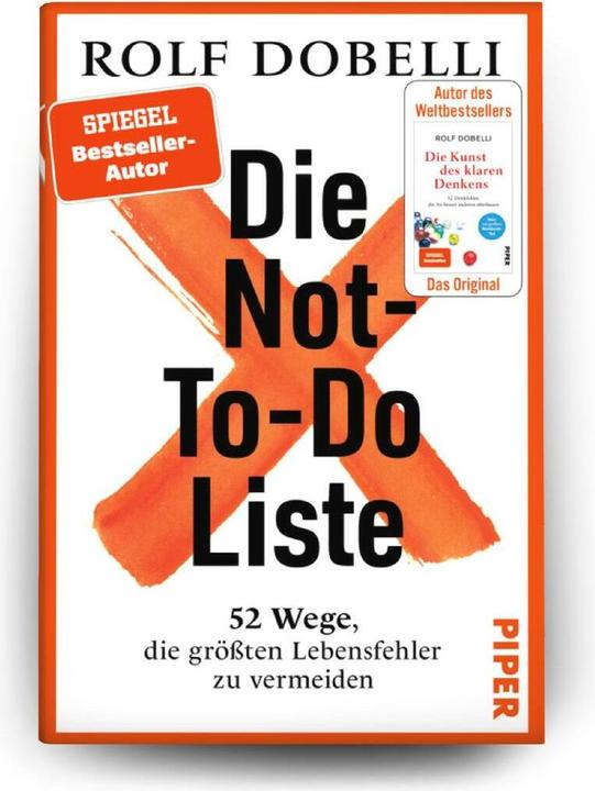 Piper Die Not-To-Do-Liste (German, Rolf Dobelli, 2024)