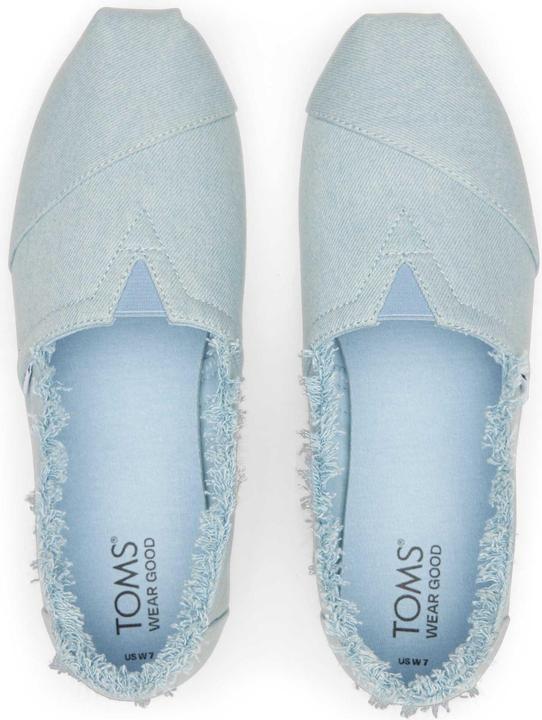 Produktbild Toms damen espadrilles aus devalé-jeans mit fransen alpargata (35.5)