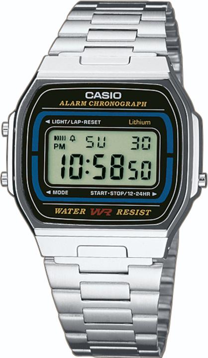 Casio Vintage A164wa-1ves (Digitaluhr, Chronograph, 36.80 mm)