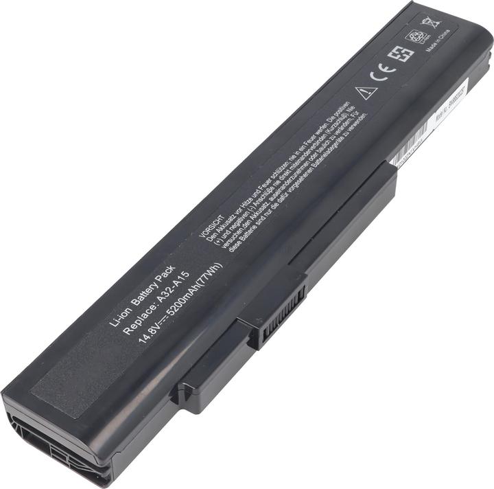 Actual product image AccuCell Battery MEDION Akoya P6633 (8 Cells, 4400 mAh)