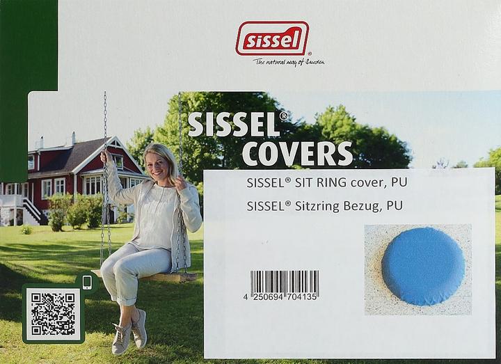 Immagine prodotto Sissel Copricuscino Sit Ring rotondo/ovale in poliuretano, blu (42 x 48 cm)