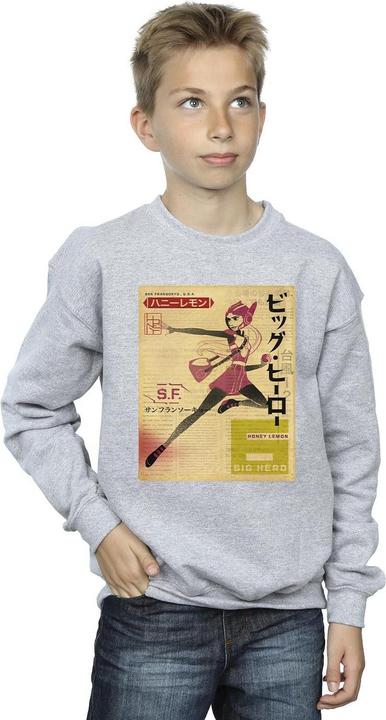 Image du produit Disney - Sweat BIG HERO BAYMAX HONEY LEMON NEWSPAPER - Garçon (128)