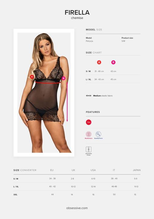 Actual product image Obsessive Firella (S/M)