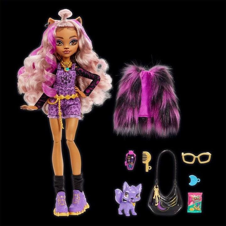Immagine prodotto Monster High Bambola lupo Clawdeen con animale domestico e accessori