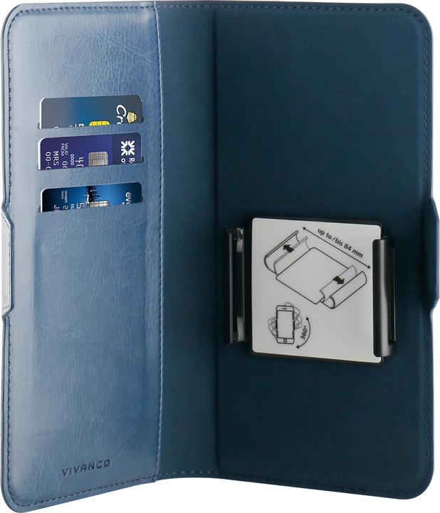 Vivanco Universal Book Case, Groesse L, blau