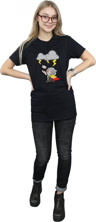 Image du produit - T-shirt KAWAII THOR GOD OF THUNDER - Femme (S)