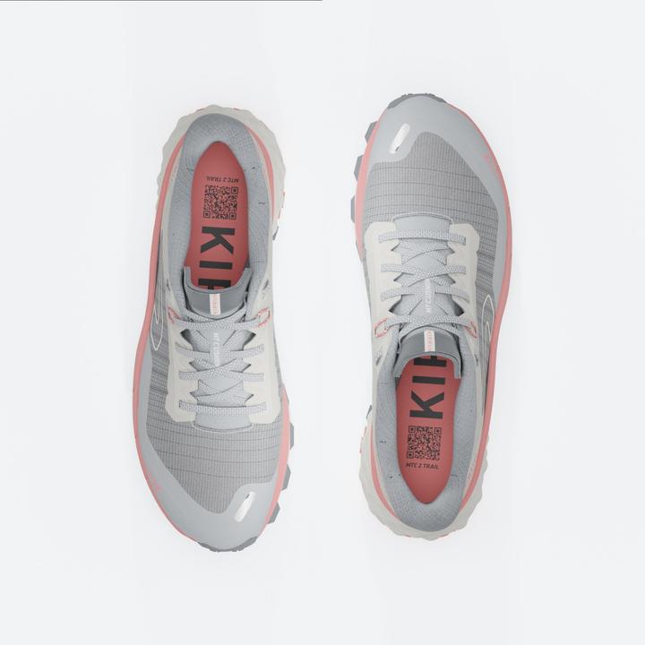 Produktbild Kiprun Trailrunningschuhe Damen - MT Cushion 2 grau/rosa (40)