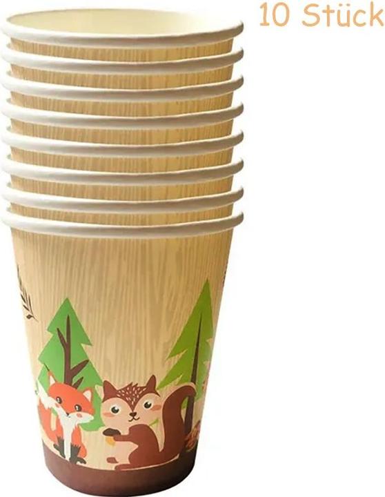 Produktbild ASMI 75-teiliges Party-Set Wald Tiere