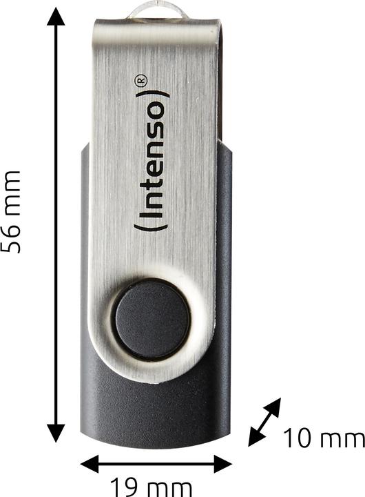 Actual product image Intenso USB 32GB OFFICE LINE 3.2 Gen1 Silver-Black (32 GB)
