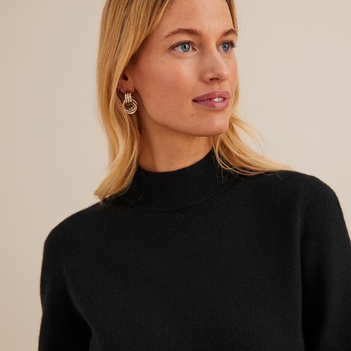 Actual product image Anne Weyburn Stand-up collar jumper (W32/L34)