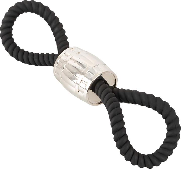 Actual product image Rebel Heavy Rope Cock Strap with two Loops (5.50 cm)