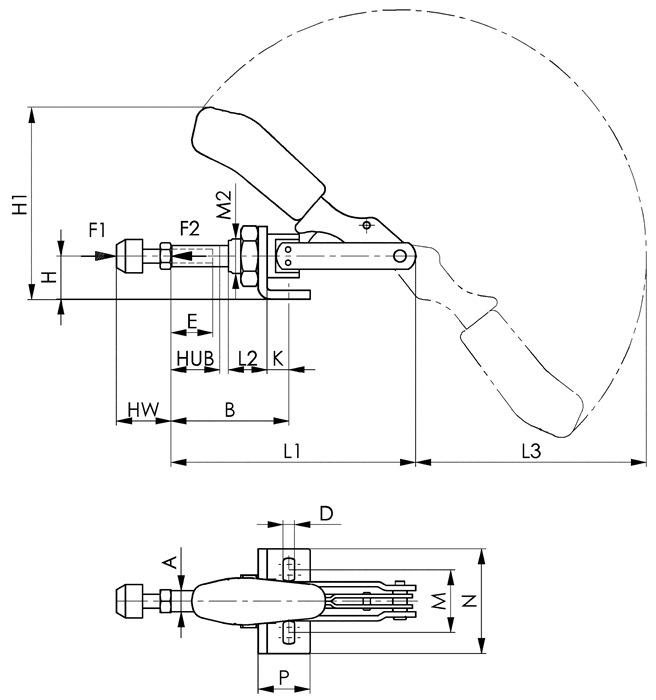 Produktbild Amf Schubstangenspanner (30 mm)