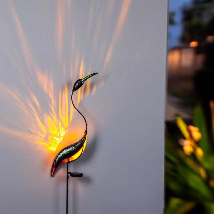 Immagine prodotto HI Solar-LED-Vogel-Gartenstecker: 120cm