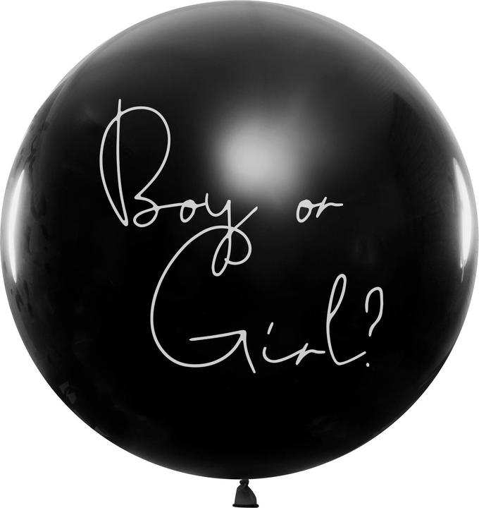 Produktbild Partydeco Luftballon Boy or Girl – Junge blau gefüllt, Ø 1 m, 1 Stk (1 x)