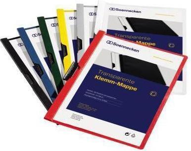 Produktbild Soennecken Klemmmappe Verwendung für Papierformat: DIN A4 Werkstoff: Hartfolie (A4, 1 x)