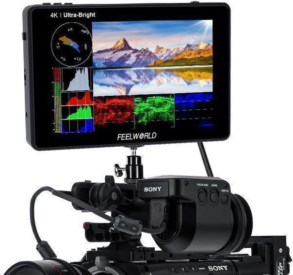 Actual product image Feelworld LUT7 Monitor FHD 7 inch HDMI 4K LUT7 (7", Full HD)