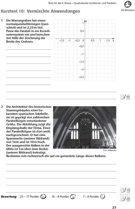 Produktbild Fit in Test und Klassenarbeit – Mathematik 9./10. Klasse Gymnasium (Deutsch, Wolfgang Göbels, 2017)