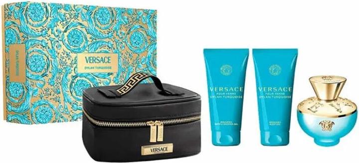 Produktbild Versace Dylan Turquoise pour Femme Christmas 2024 Eau de Toilette / BShower Gel / Body Lotion / Case (Parfum set)