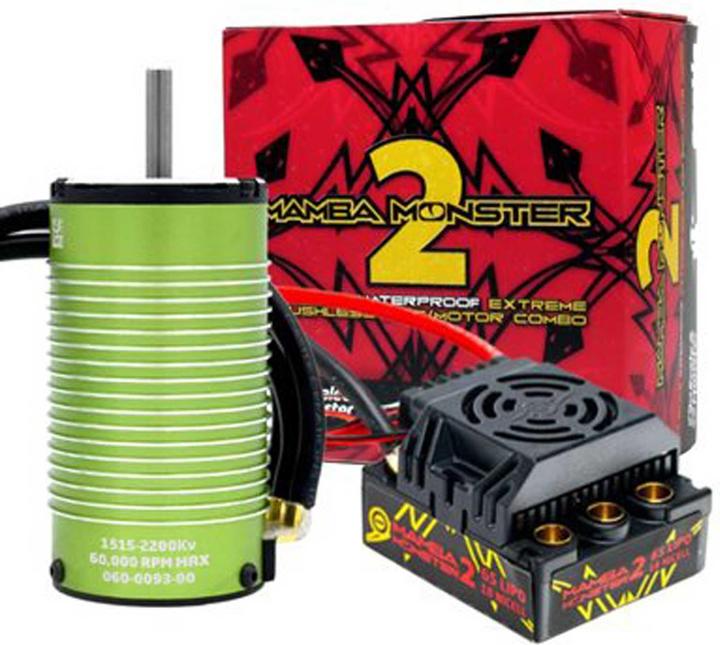 Image du produit Castle Creations CASTLE CREATION MAMBA MONSTER-2 1:8 25V WP REGLER & 1515-2200KV V2 Sensored Motor