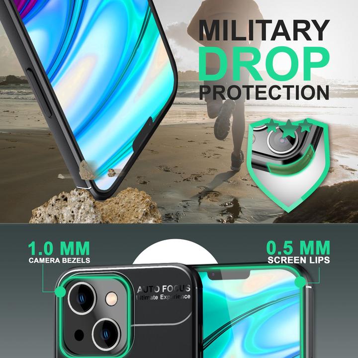 Produktbild Nalia Matte Ring Silikon Hülle (Apple iPhone 14 Plus)