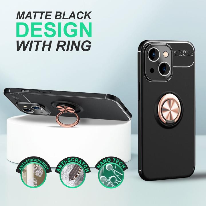 Produktbild Nalia Matte Ring Silikon Hülle (Apple iPhone 14 Plus)