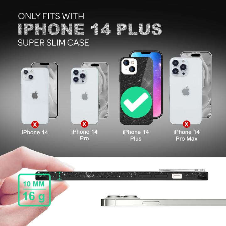 Image du produit Nalia Étui à paillettes (Apple iPhone 14 Plus)