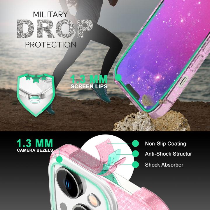 Produktbild Nalia Glitzer Hülle (Apple iPhone 14 Plus)