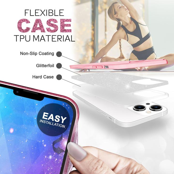 Produktbild Nalia Glitzer Hülle (Apple iPhone 14 Plus)