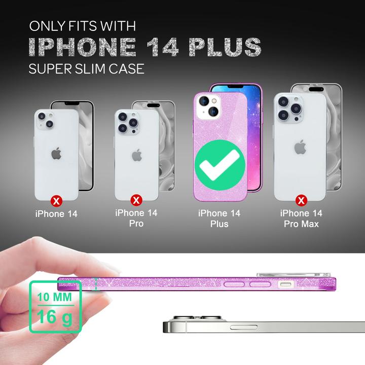 Image du produit Nalia Étui à paillettes (Apple iPhone 14 Plus)