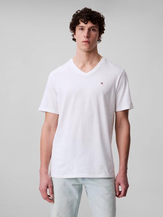 Produktbild Calvin Klein Jeans Ss Smooth Cttn Solid Vneck Tee (XL)