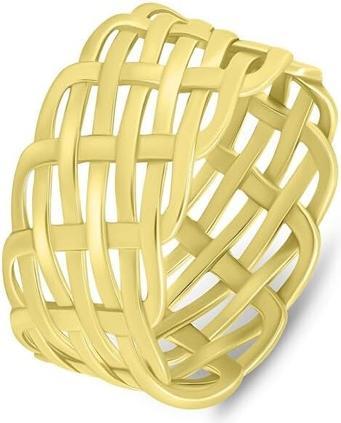 Immagine prodotto Brilio Argento - Anello placcato oro massiccio RI065Y - Circuito: 56 mm (56)