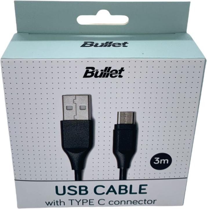 Bullet USB - Type C 3m, 2.4A (3 m)