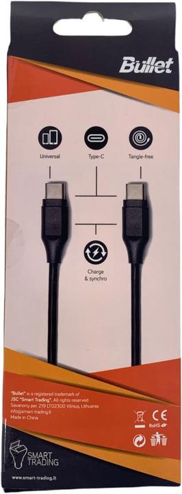 Image du produit Bullet Type C - Type C 1m, 2.4A (1 m)
