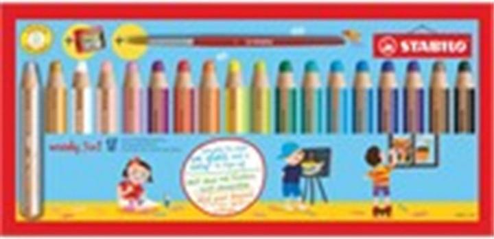 Actual product image STABILO woody 3 in 1 (Multicoloured, 18 x)