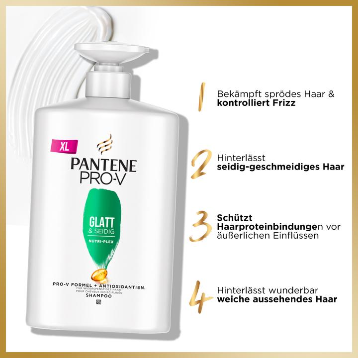 Image du produit Pantene Pro-V Lisse et soyeux (1000 ml, Shampoing liquide)